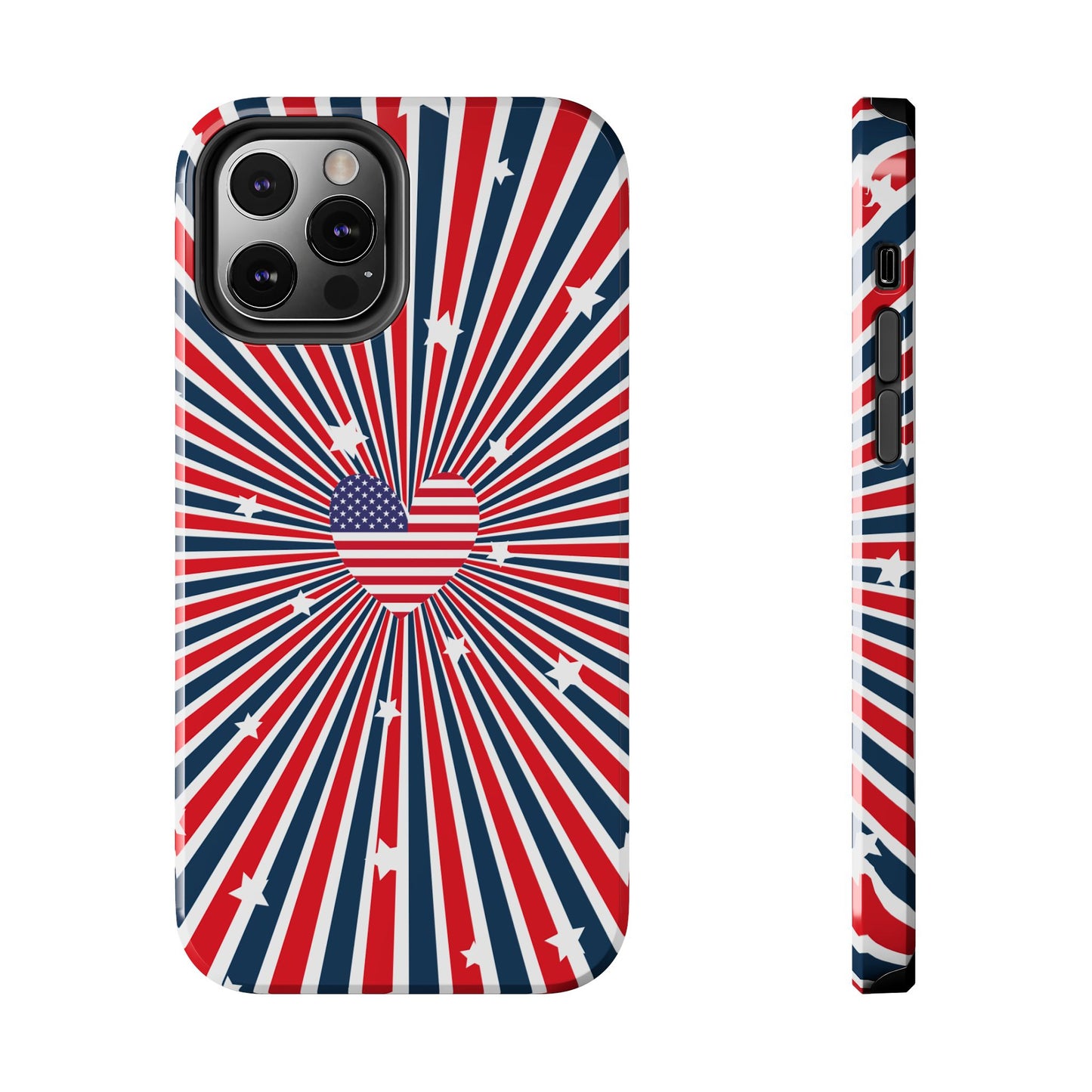 Patriotic  4th of July, Memorial Day, Independence Day Tough Phone Case for Iphone