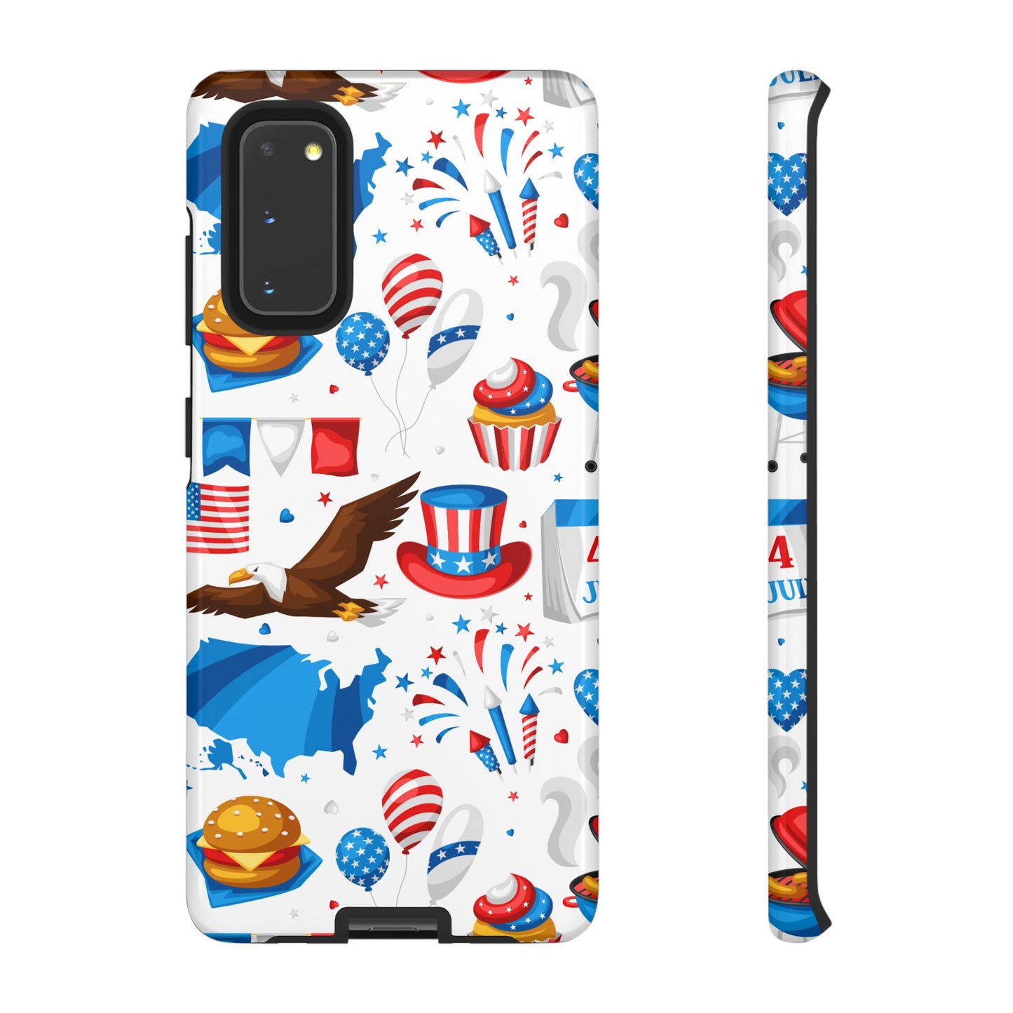 Patriotic  4th of July, Memorial Day, Independence Day Tough Phone Case for Samsung