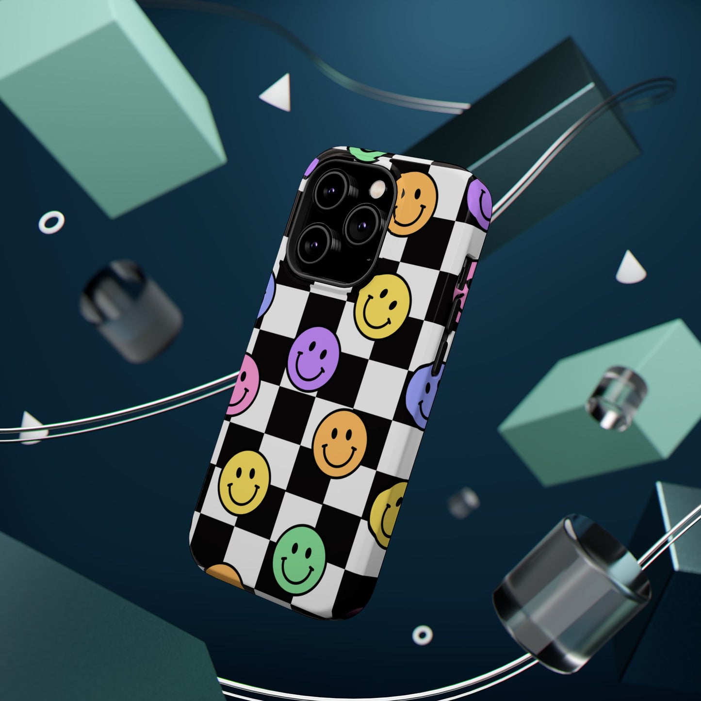 Colorful Smiley Face Phone Cases, Fun Magnetic Tough Cases, Cute Gifts for Teens and Kids, Trendy Accessories for Every Occasion, [...]