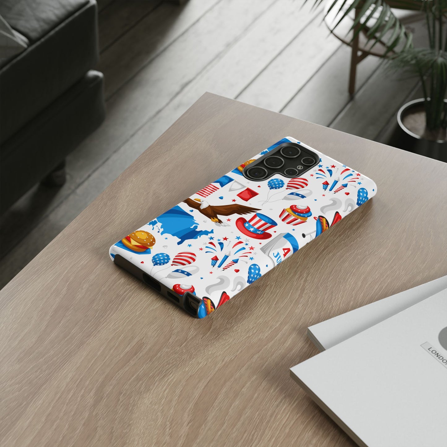 Patriotic  4th of July, Memorial Day, Independence Day Tough Phone Case for Samsung