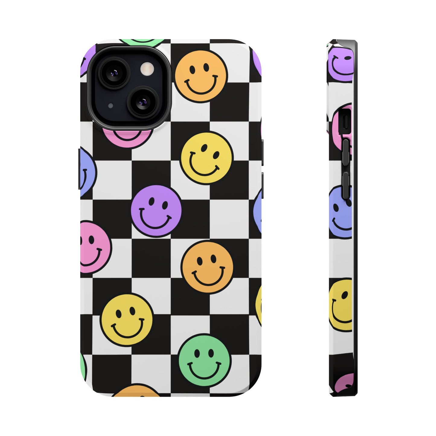 Colorful Smiley Face Phone Cases, Fun Magnetic Tough Cases, Cute Gifts for Teens and Kids, Trendy Accessories for Every Occasion, [...]