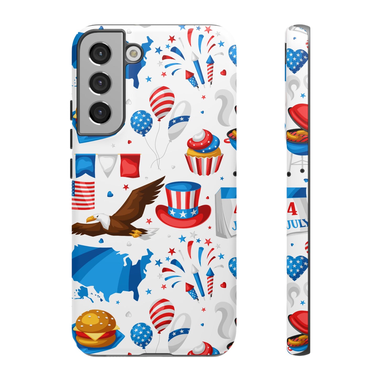 Patriotic  4th of July, Memorial Day, Independence Day Tough Phone Case for Samsung