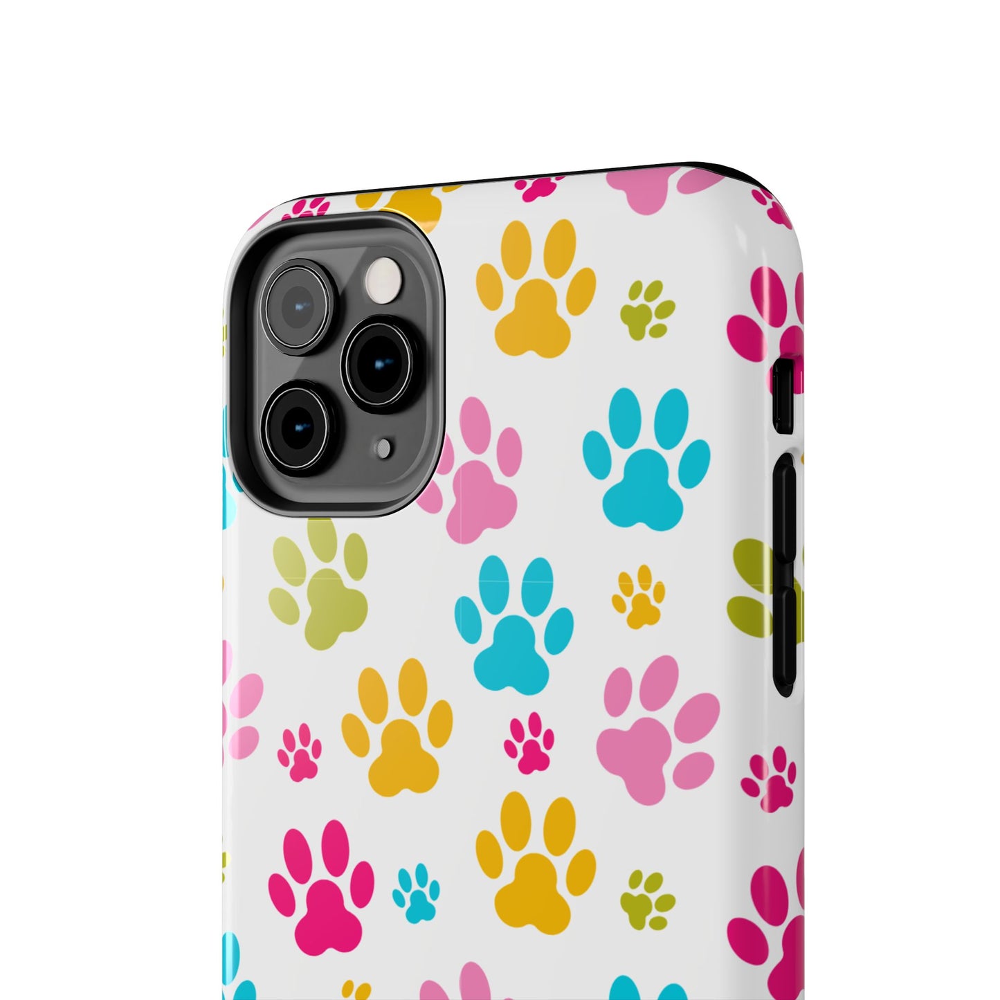 Colorful Pet Paw Print Tough Phone Case for Dog Loves for Iphone