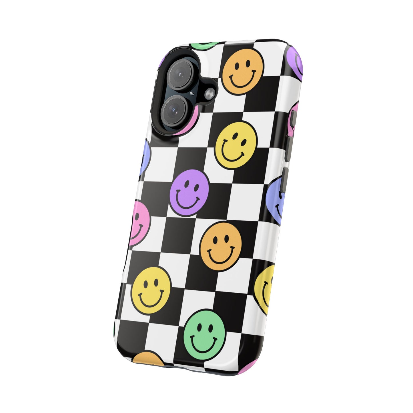 Colorful Smiley Face Phone Cases, Fun Magnetic Tough Cases, Cute Gifts for Teens and Kids, Trendy Accessories for Every Occasion, [...]