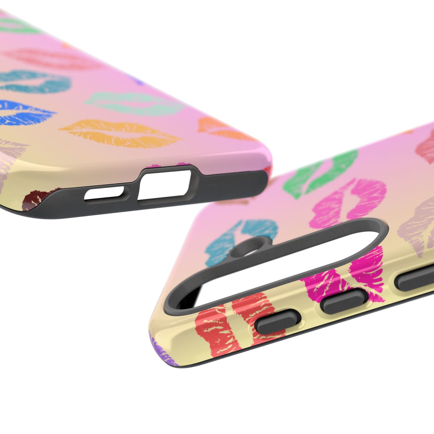 Kiss Print Tough Phone Cases Cute, Durable for Samsung