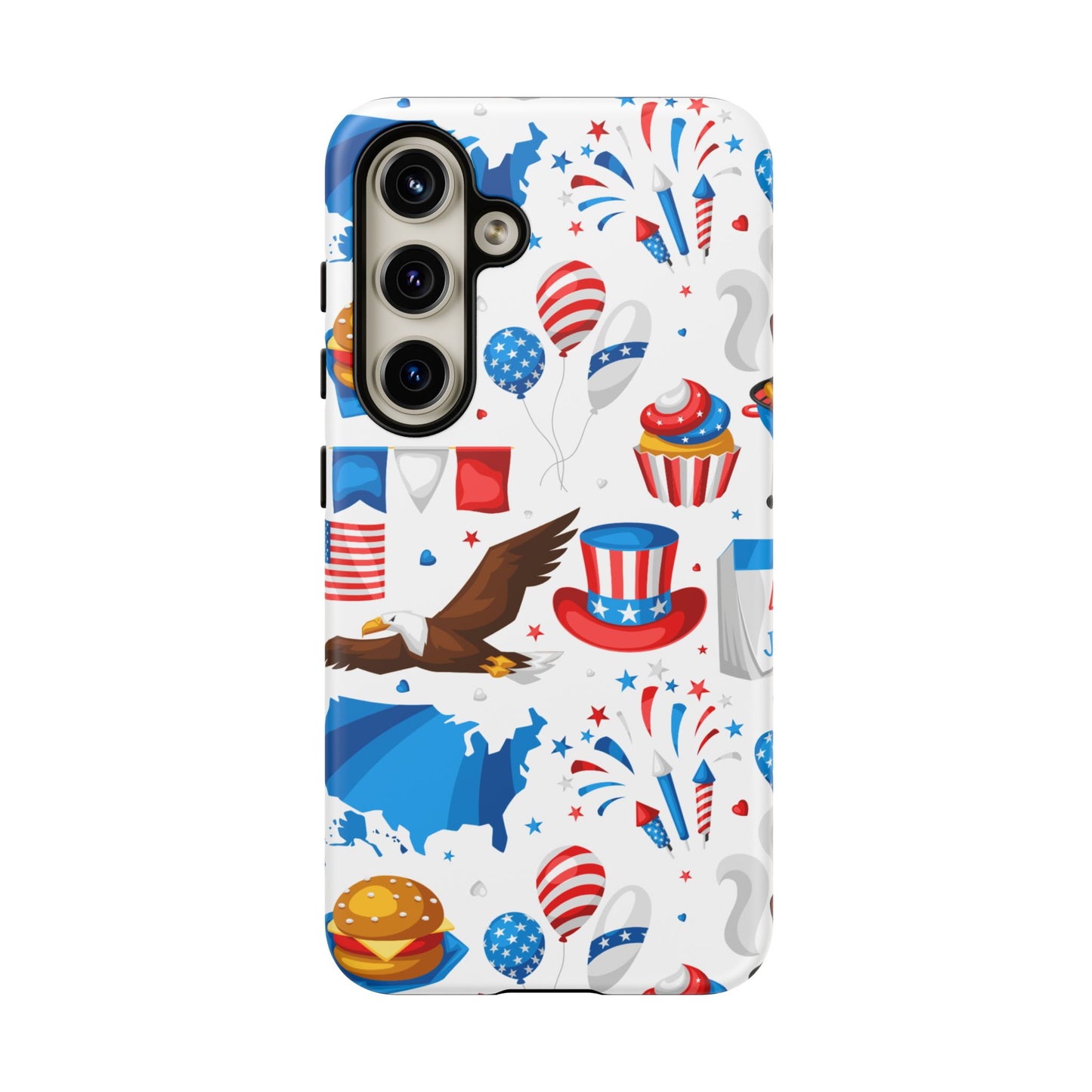 Patriotic  4th of July, Memorial Day, Independence Day Tough Phone Case for Samsung