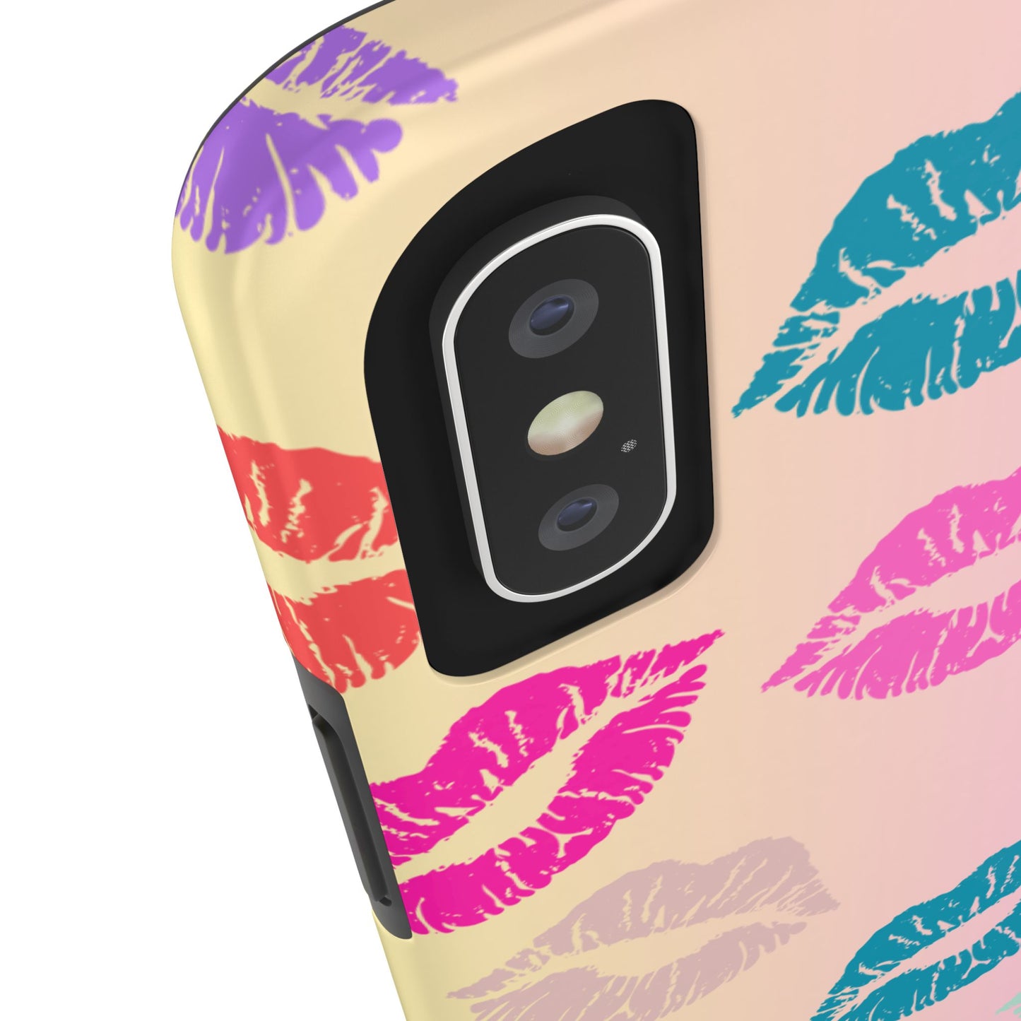 Kiss Print Tough Phone Cases Cute, Durable for Iphone