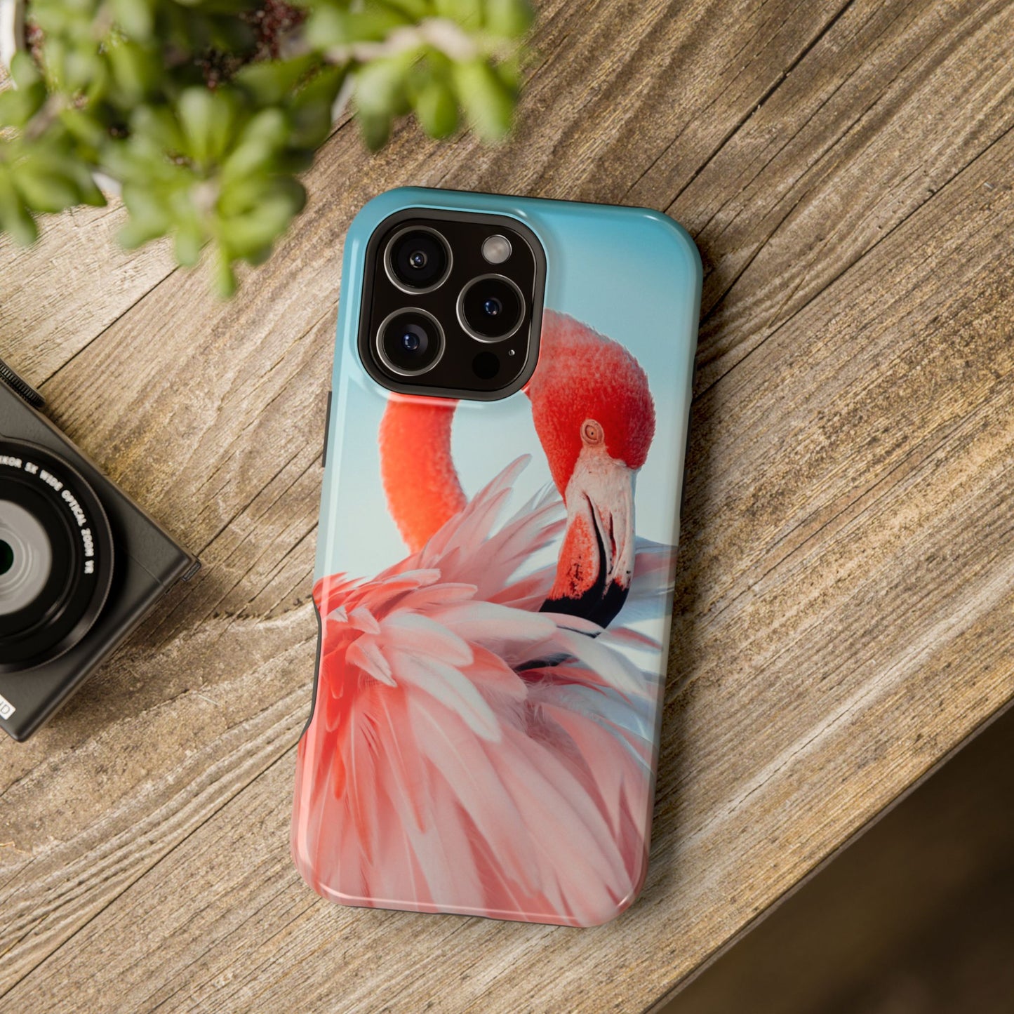 Vibrant Flamingo, Tropical MAGNETIC Phone Case