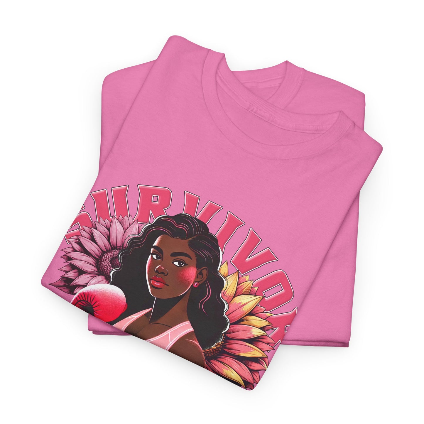 Survivor Vibes Unisex Tee - Empowering Breast Cancer T-Shirt