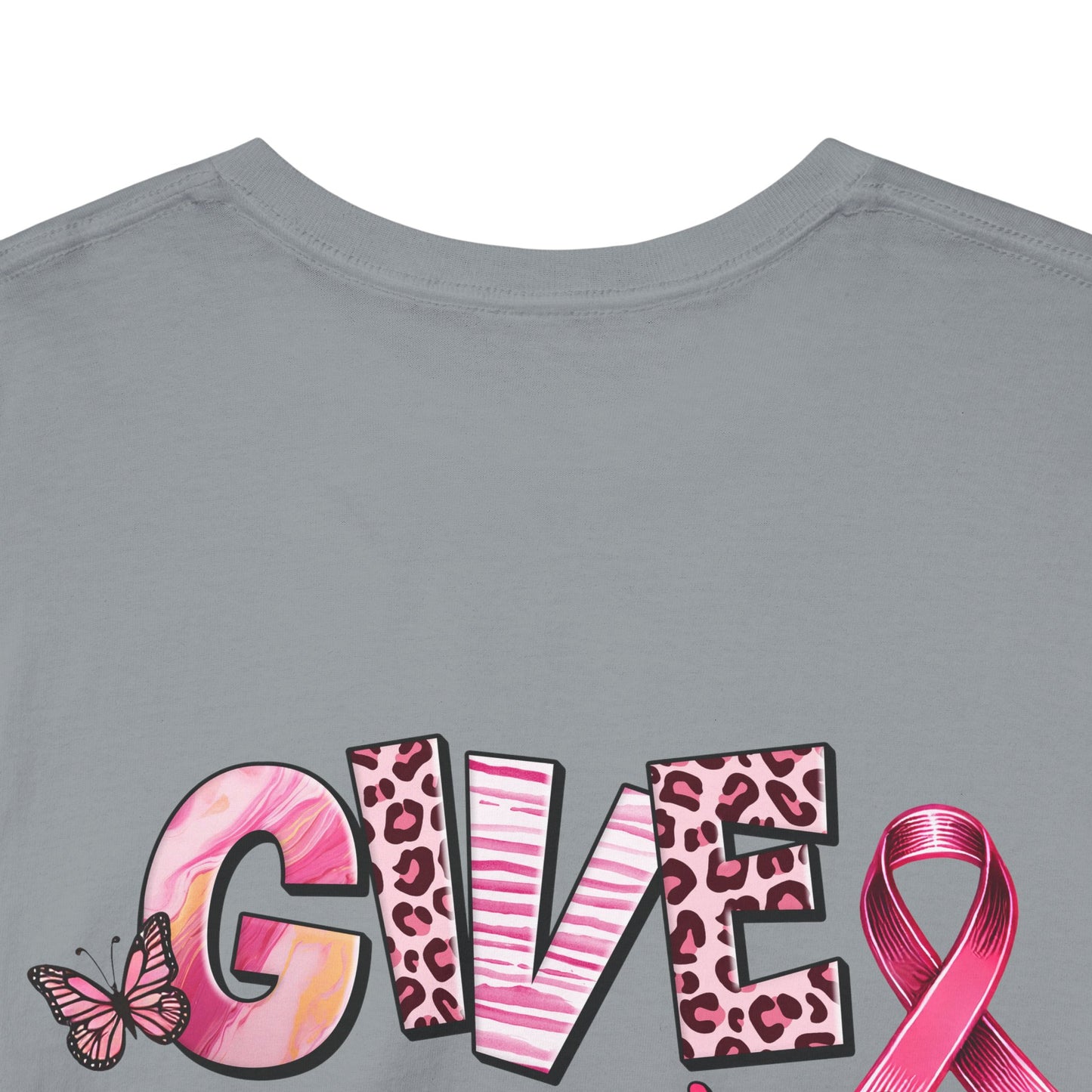 Breast Cancer Awareness Tee - "Give Cancer the Boot" Unisex Cotton Shirt