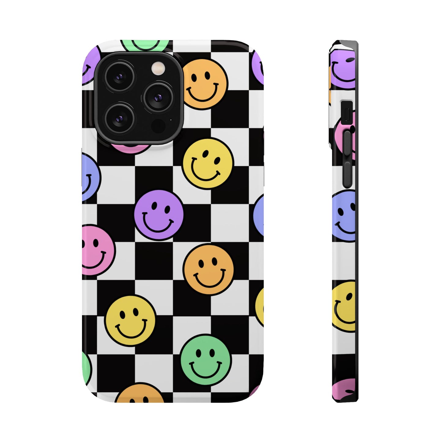 Colorful Smiley Face Phone Cases, Fun Magnetic Tough Cases, Cute Gifts for Teens and Kids, Trendy Accessories for Every Occasion, [...]