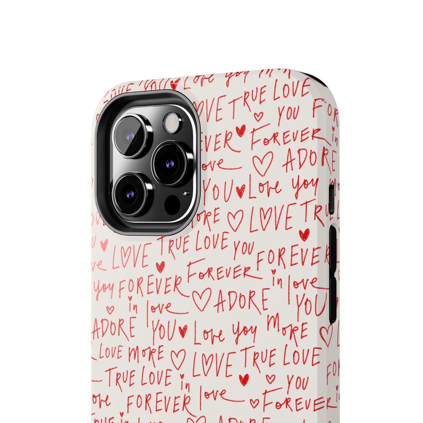 Love Hearts Tough Case for iPhone,  Cute Heart Design, Adore You Case, True Love Protection