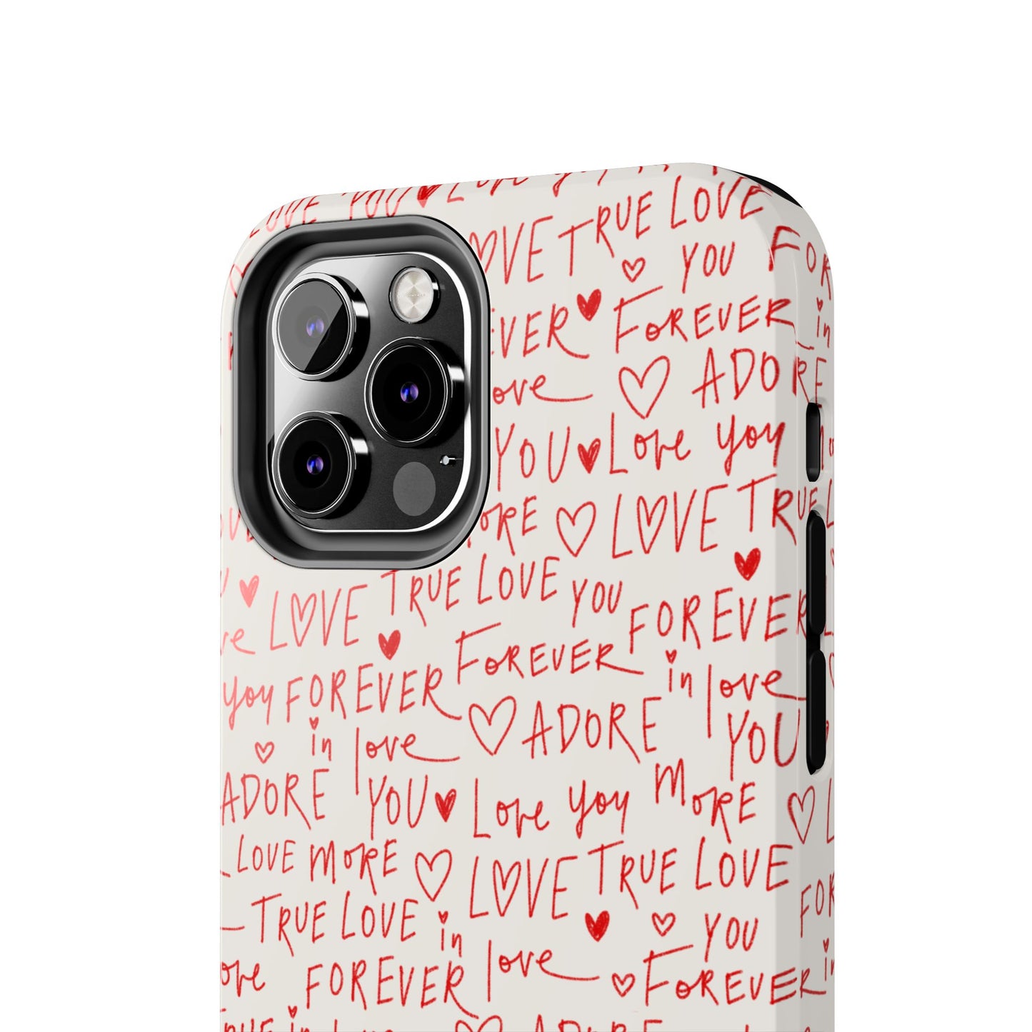 Love Hearts Tough Case for iPhone,  Cute Heart Design, Adore You Case, True Love Protection