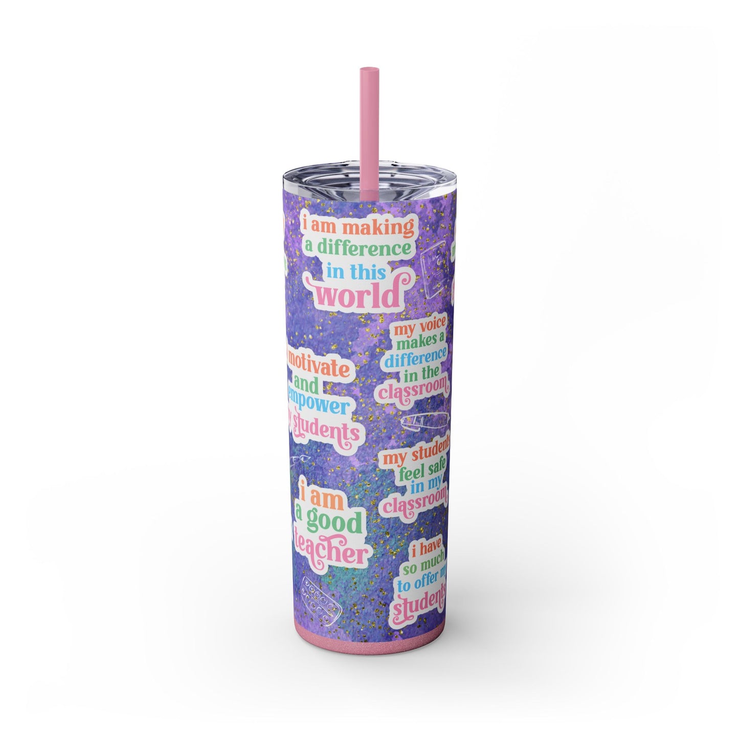 Teacher Daily Affirmation 20 oz Tumbler - Motivational