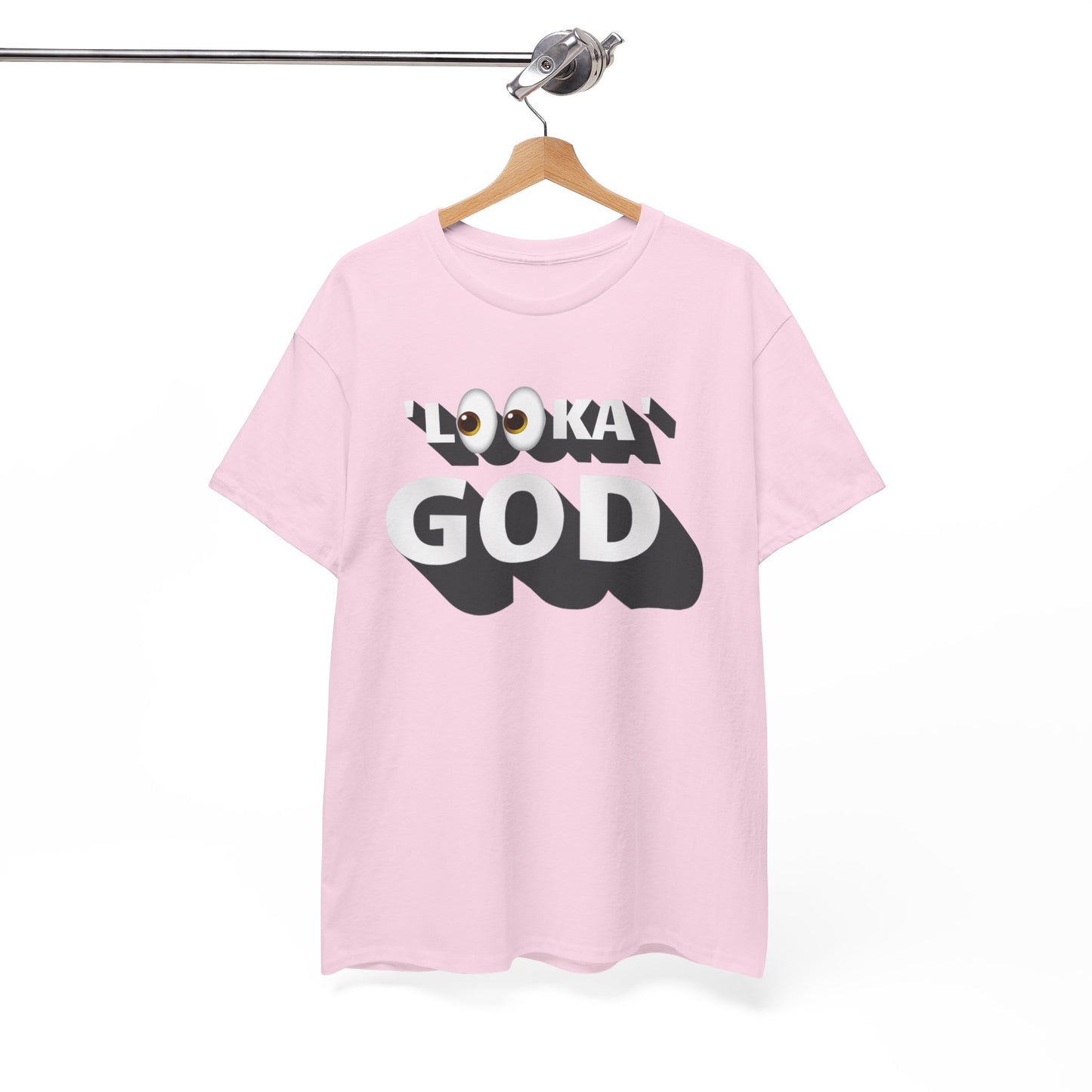 "Looka God" Unisex Cotton Tee - Stylish Faith Statement