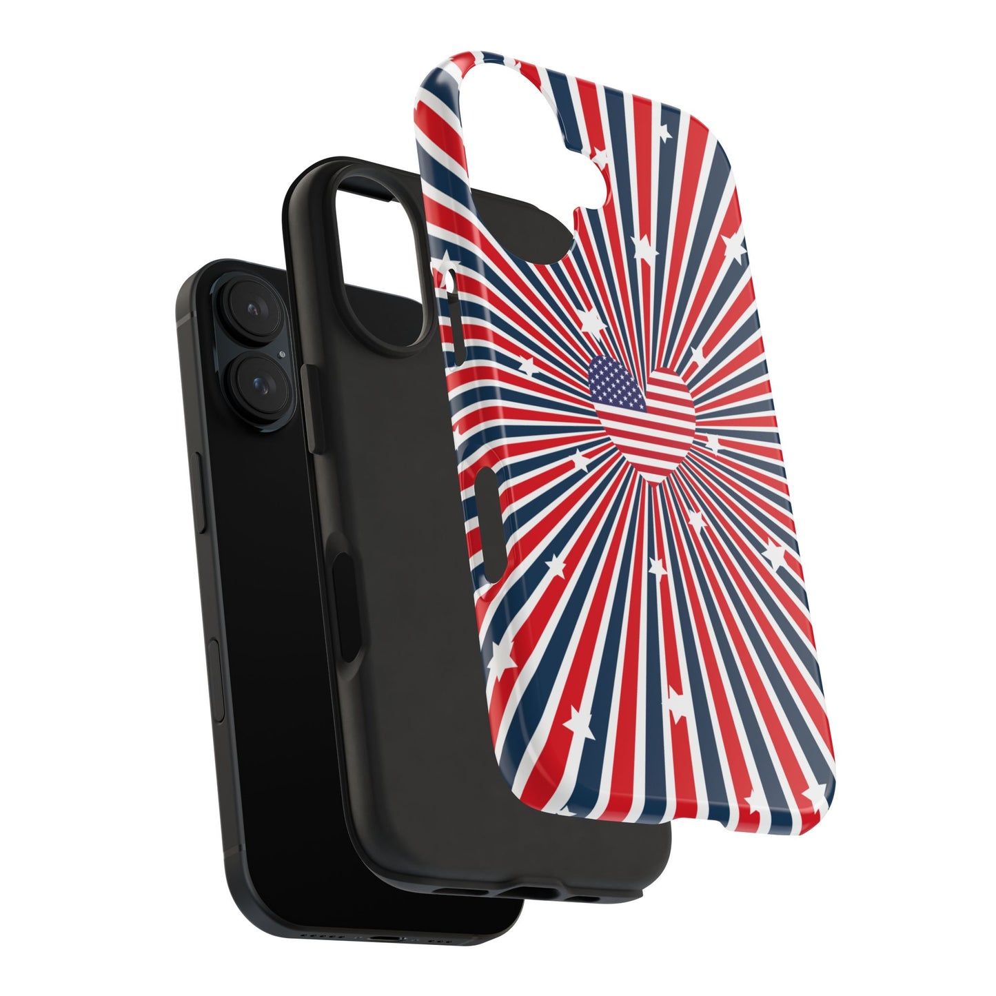 Patriotic  4th of July, Memorial Day, Independence Day Tough Phone Case for Iphone