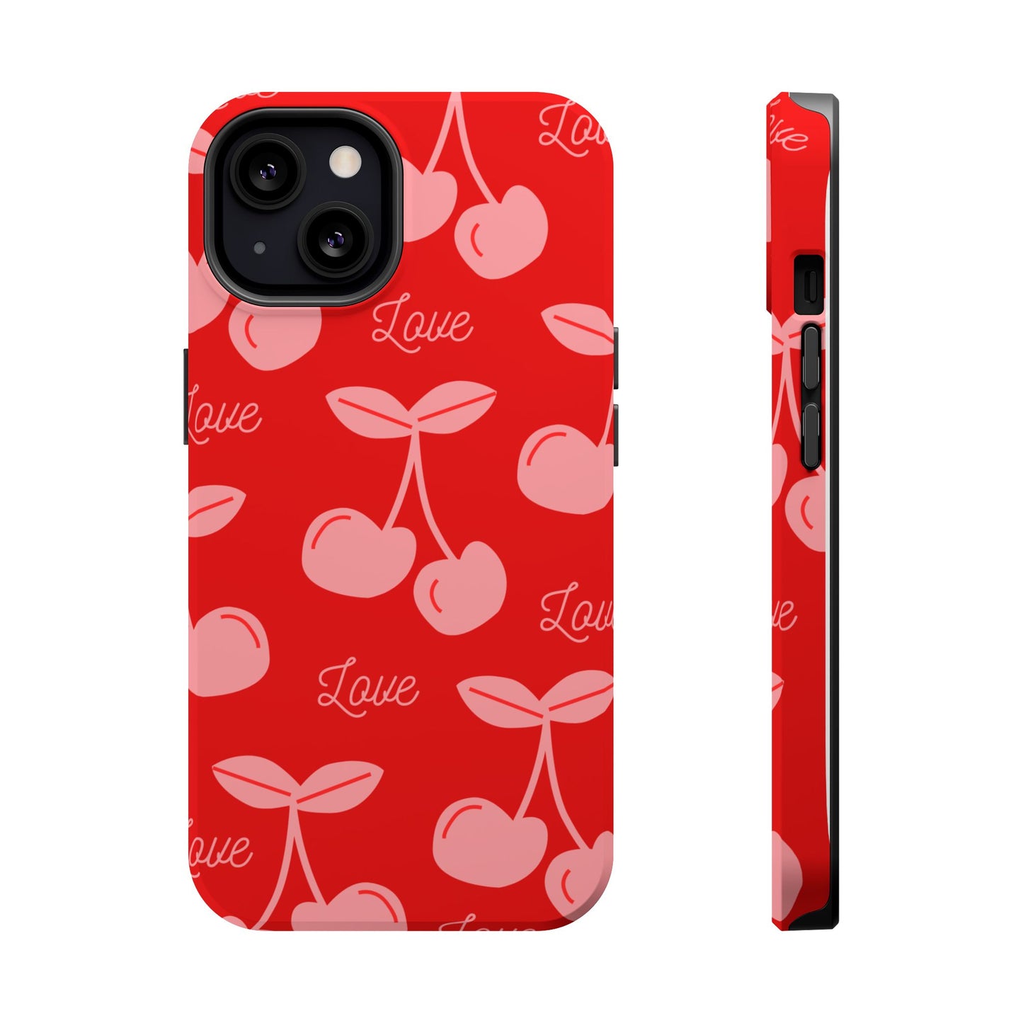 Cherry Love MAGNETIC Tough Cases, Cute Protection, Gift for Her, Valentine's Day