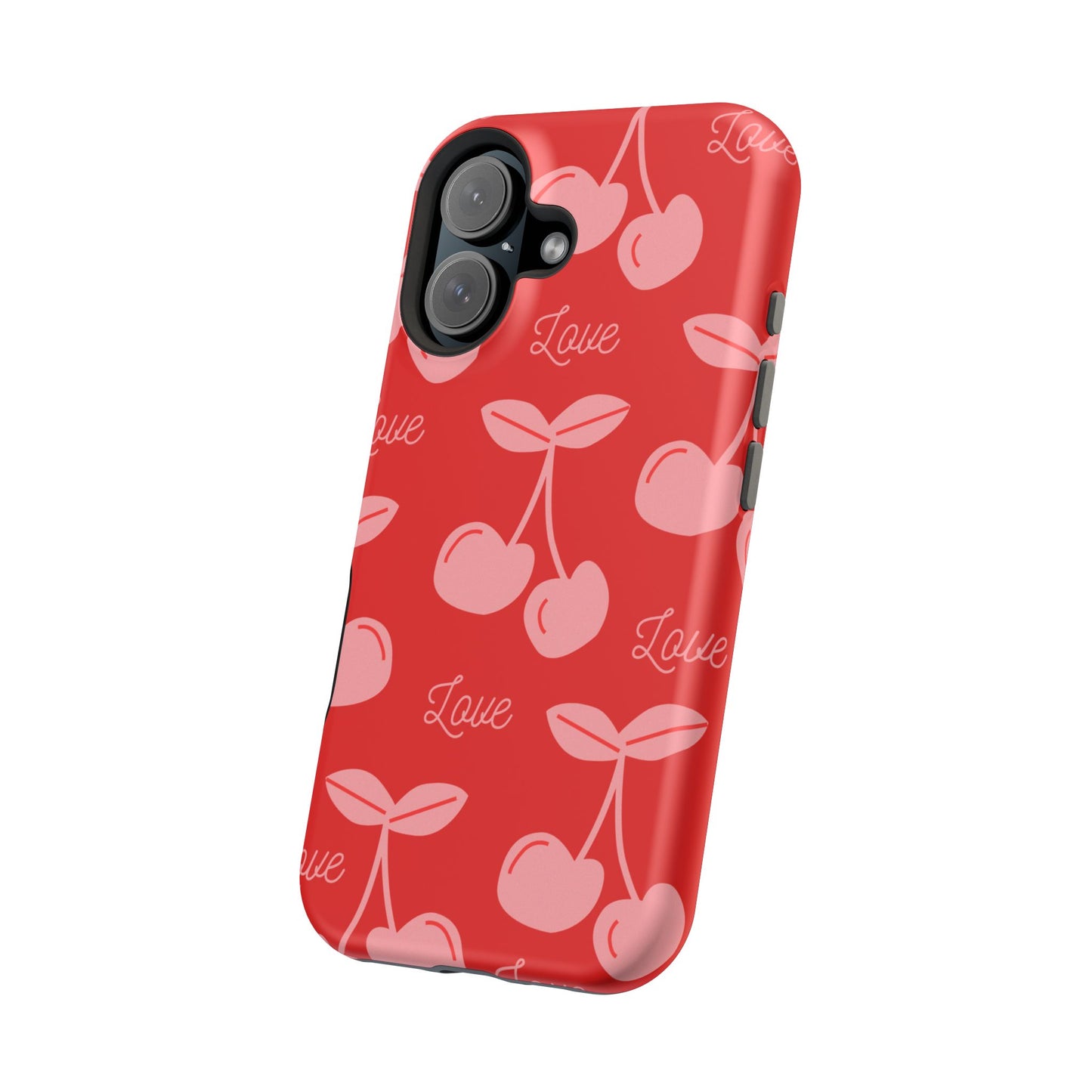 Cherry Love MAGNETIC Tough Cases, Cute Protection, Gift for Her, Valentine's Day