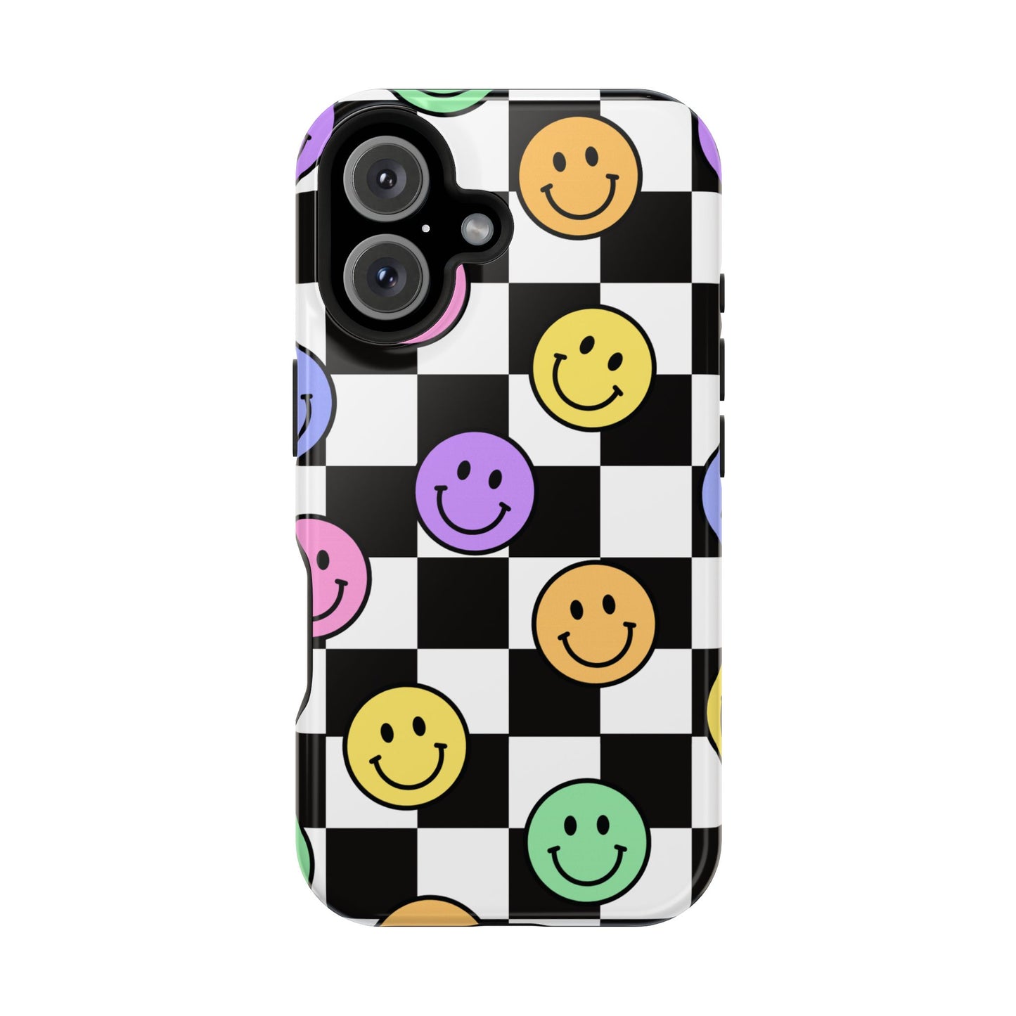 Colorful Smiley Face Phone Cases, Fun Magnetic Tough Cases, Cute Gifts for Teens and Kids, Trendy Accessories for Every Occasion, [...]