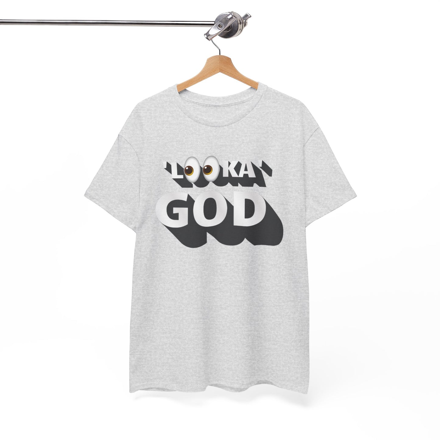 "Looka God" Unisex Cotton Tee - Stylish Faith Statement