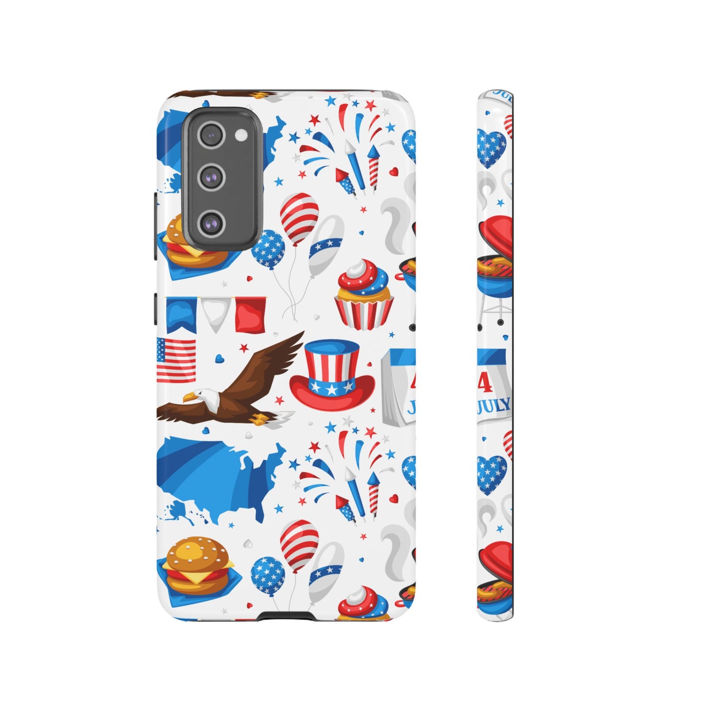 Patriotic  4th of July, Memorial Day, Independence Day Tough Phone Case for Samsung