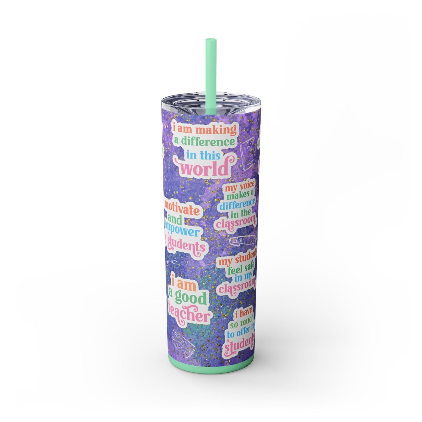 Teacher Daily Affirmation 20 oz Tumbler - Motivational