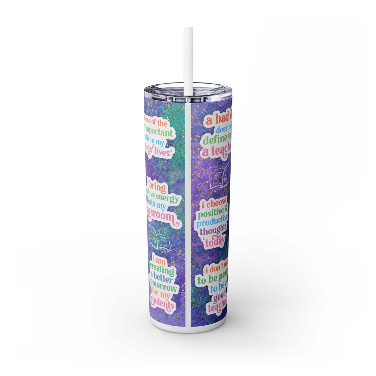 Teacher Daily Affirmation 20 oz Tumbler - Motivational