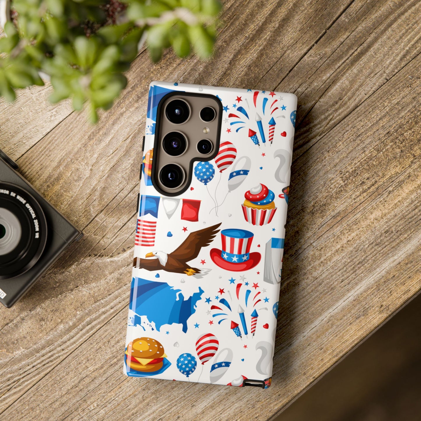 Patriotic  4th of July, Memorial Day, Independence Day Tough Phone Case for Samsung