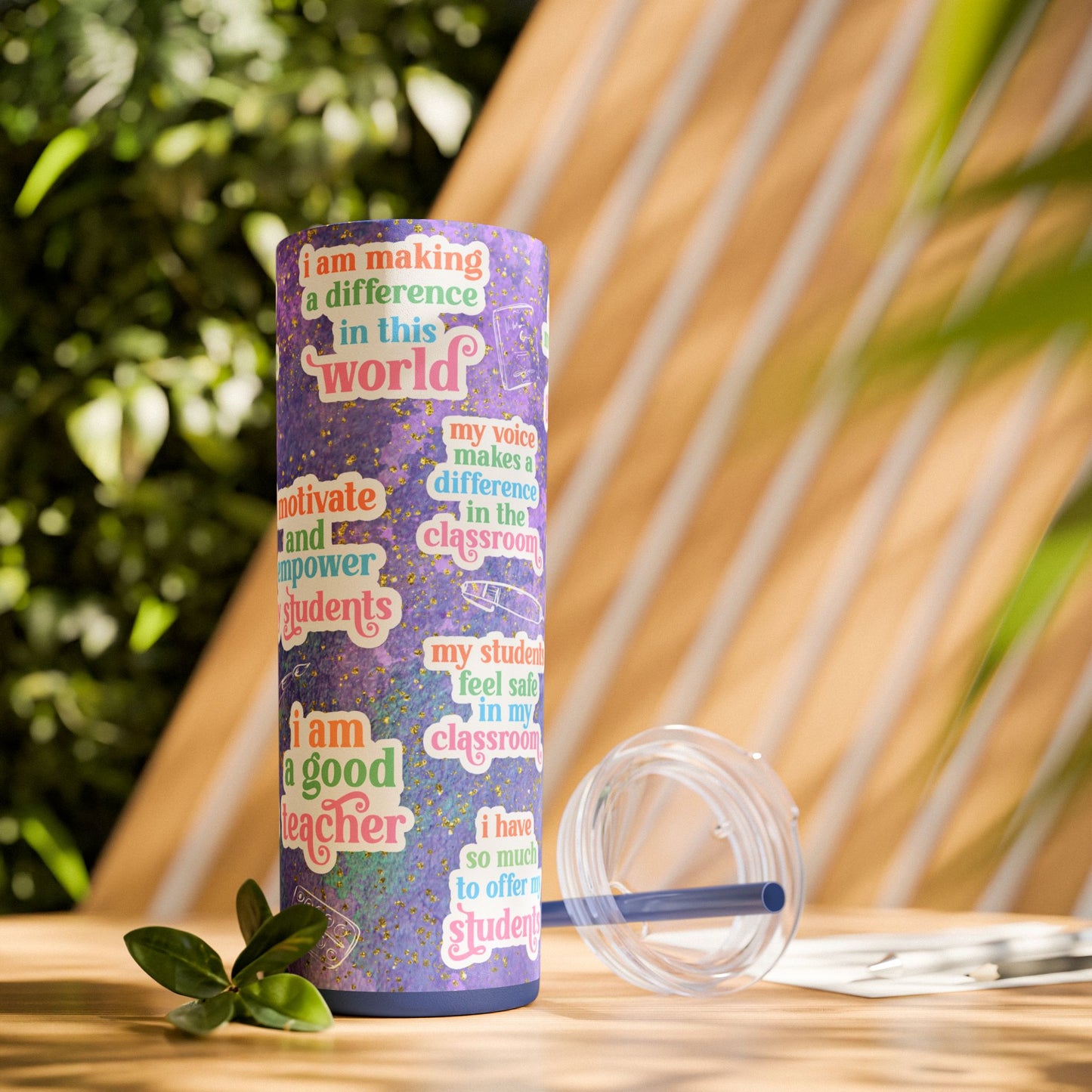 Teacher Daily Affirmation 20 oz Tumbler - Motivational