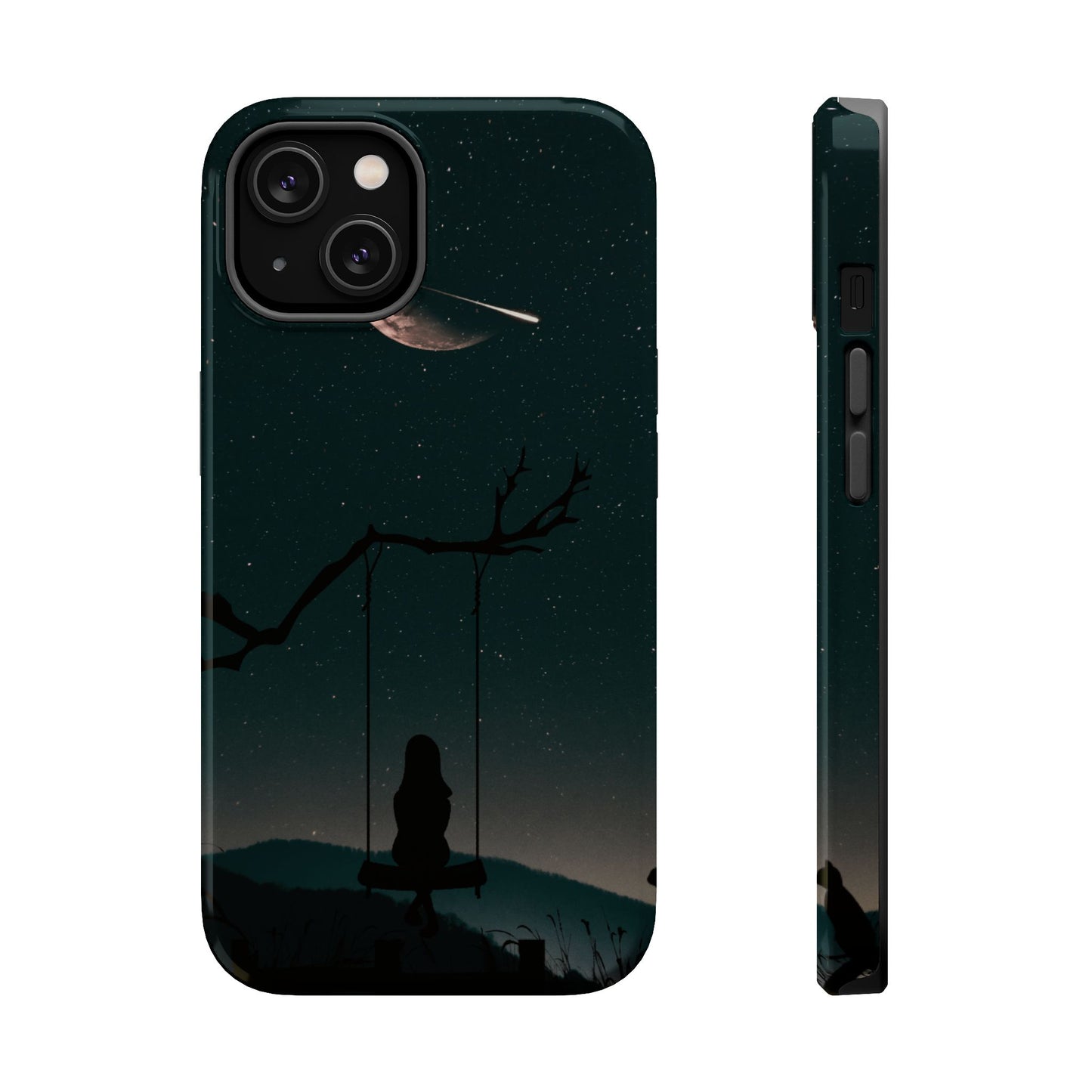 Dreamy Night Sky Tough Magnetic Phone Cases Unique Celestial Design for Iphone