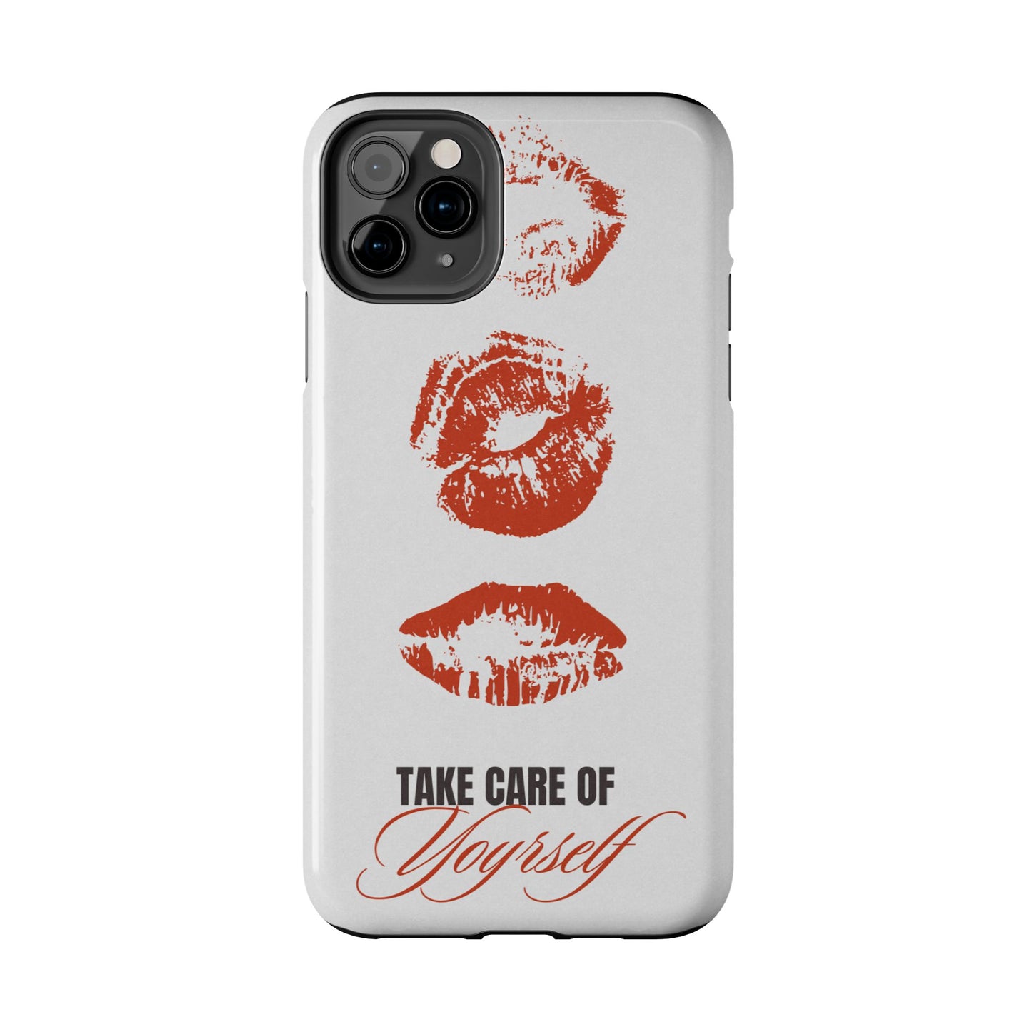 Kiss Print, Chic. Tough Phone Case