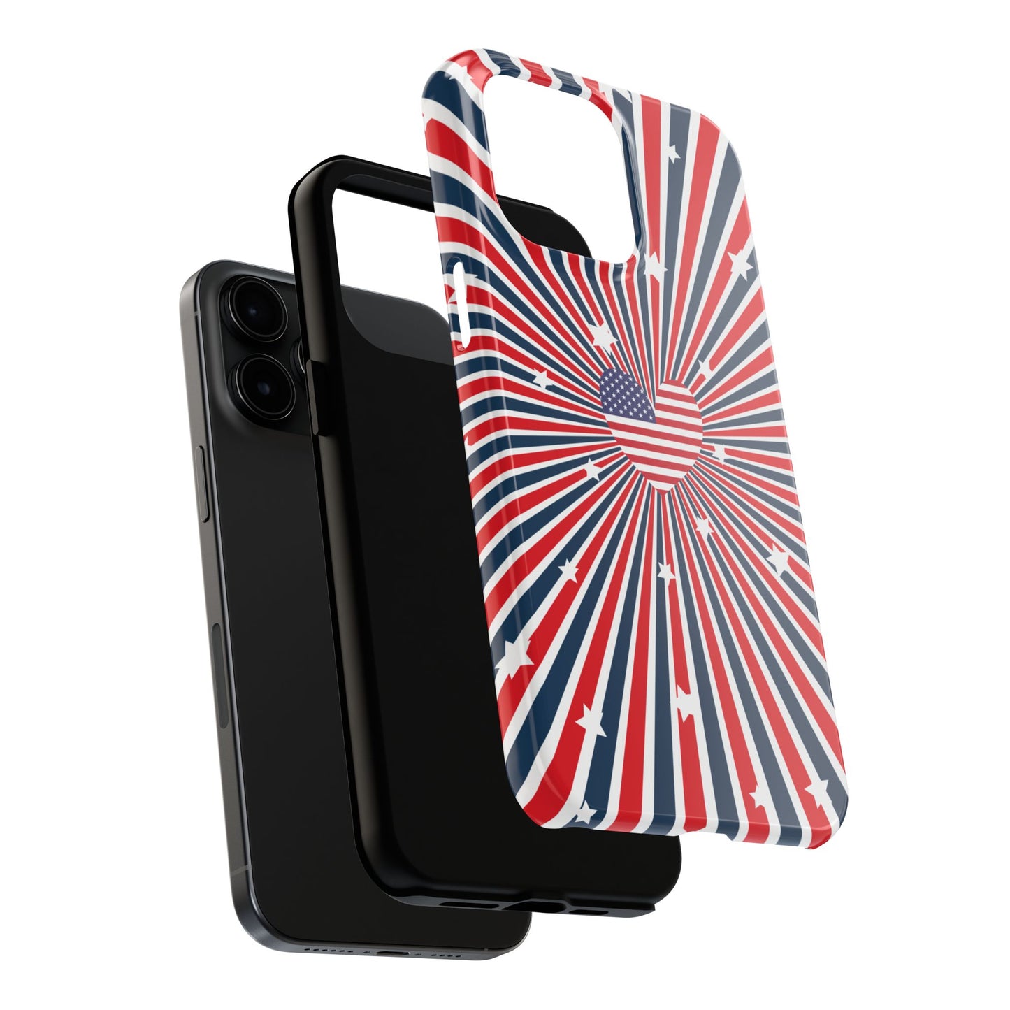 Patriotic  4th of July, Memorial Day, Independence Day Tough Phone Case for Iphone