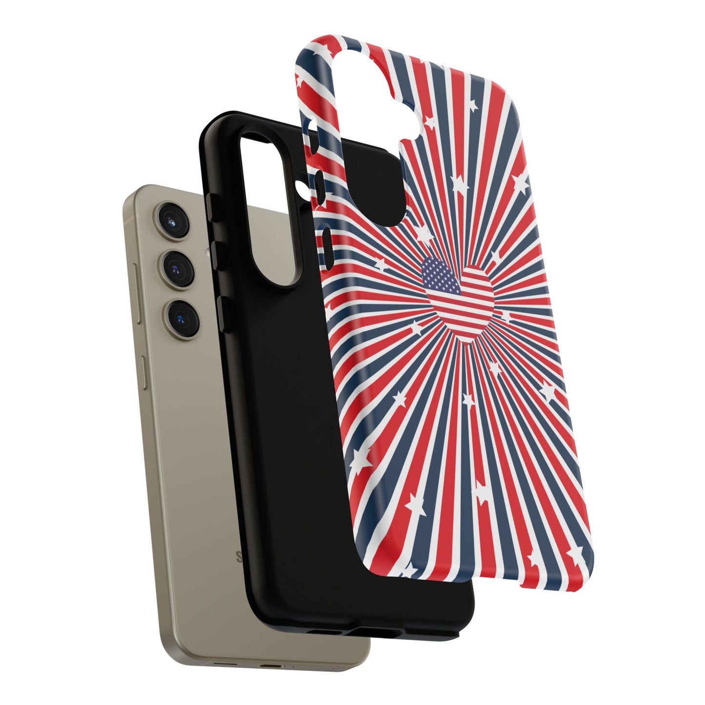 Patriotic  4th of July, Memorial Day, Independence Day Tough Phone Case for Samsung