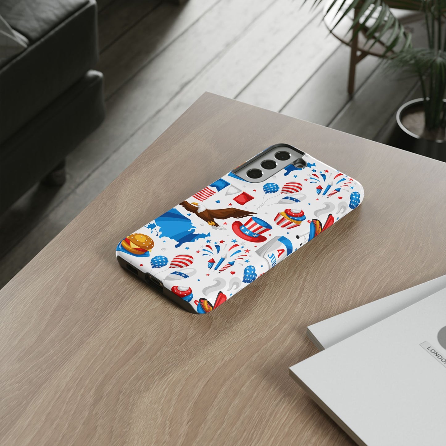 Patriotic  4th of July, Memorial Day, Independence Day Tough Phone Case for Samsung