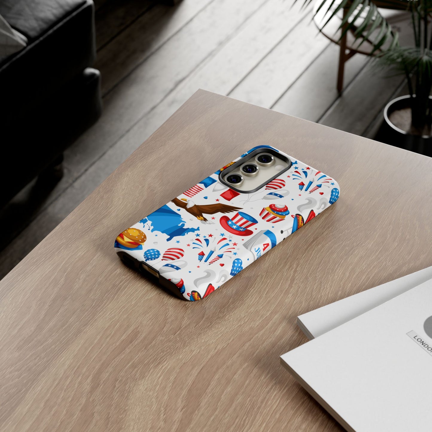 Patriotic  4th of July, Memorial Day, Independence Day Tough Phone Case for Samsung