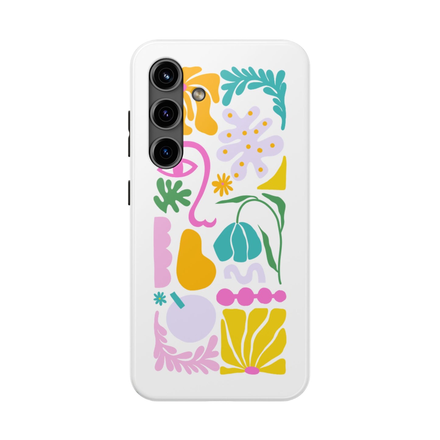 Vibrant Floral Phone Cases, Tough Smartphone Cover, Artistic Cell Phone Protector, Unique Gift for All Occasions, Trendy Tech Accessory
