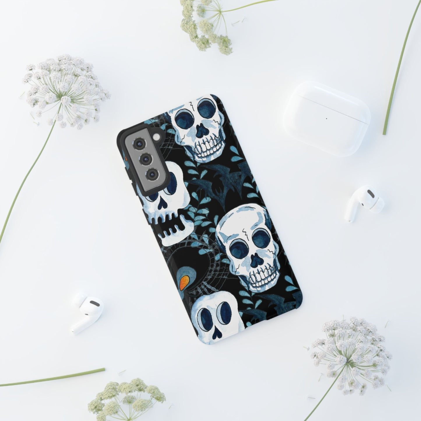 Skull Tough Cases - Halloween Samsung Phone Case - FREE Shipping
