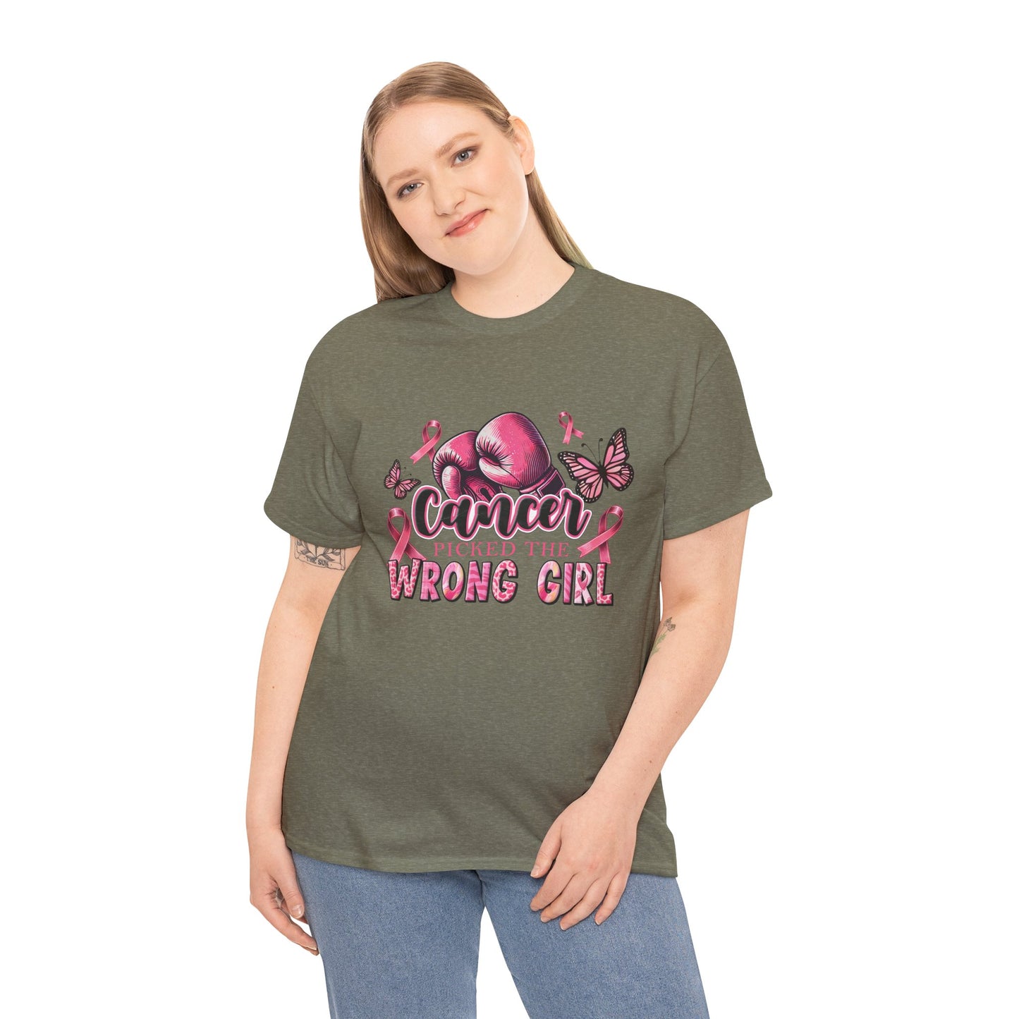 Cancer Awareness Tee - Picked the Wrong Girl Unisex Cotton Shirt