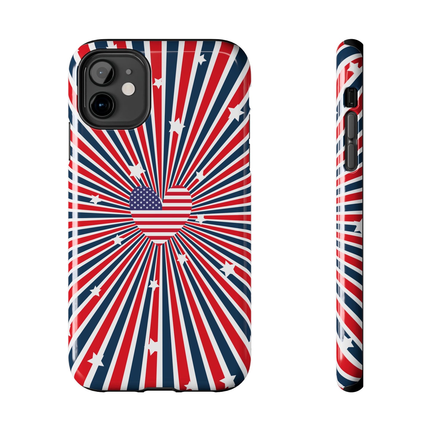 Patriotic  4th of July, Memorial Day, Independence Day Tough Phone Case for Iphone