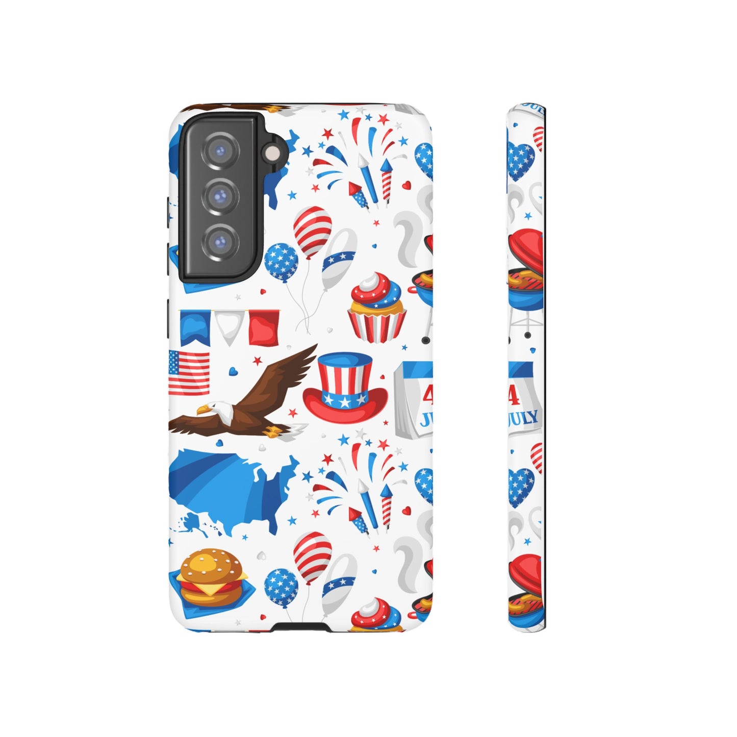 Patriotic  4th of July, Memorial Day, Independence Day Tough Phone Case for Samsung