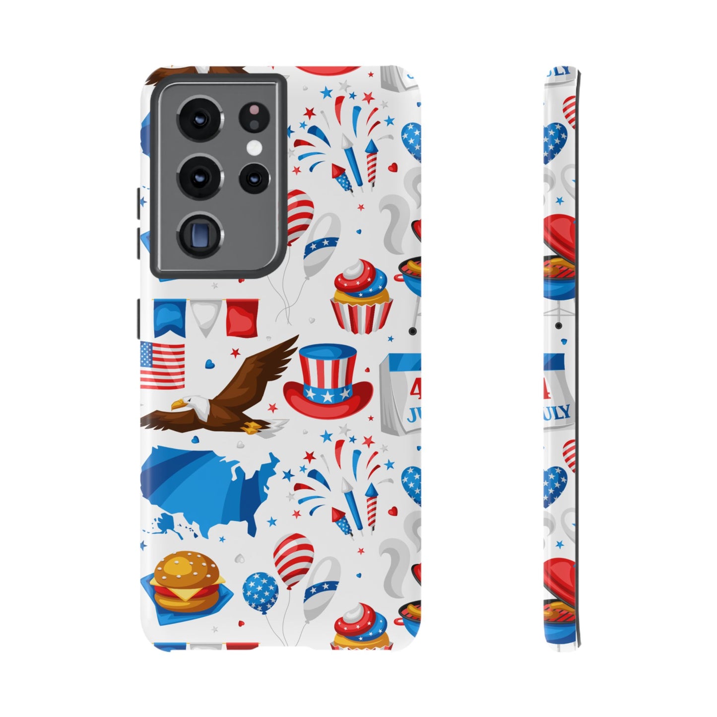Patriotic  4th of July, Memorial Day, Independence Day Tough Phone Case for Samsung