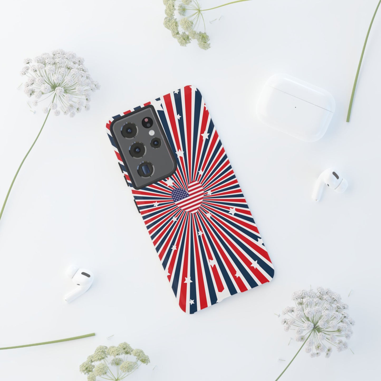 Patriotic  4th of July, Memorial Day, Independence Day Tough Phone Case for Samsung