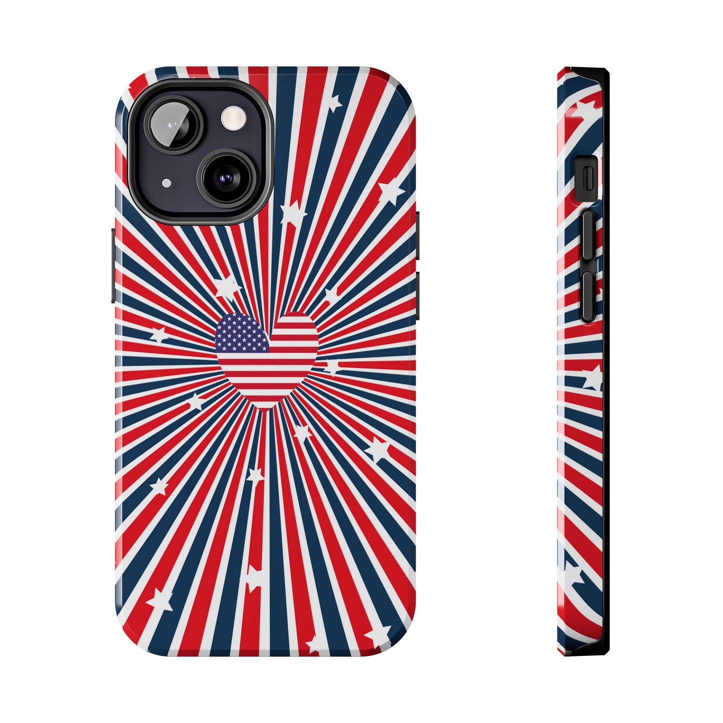 Patriotic  4th of July, Memorial Day, Independence Day Tough Phone Case for Iphone