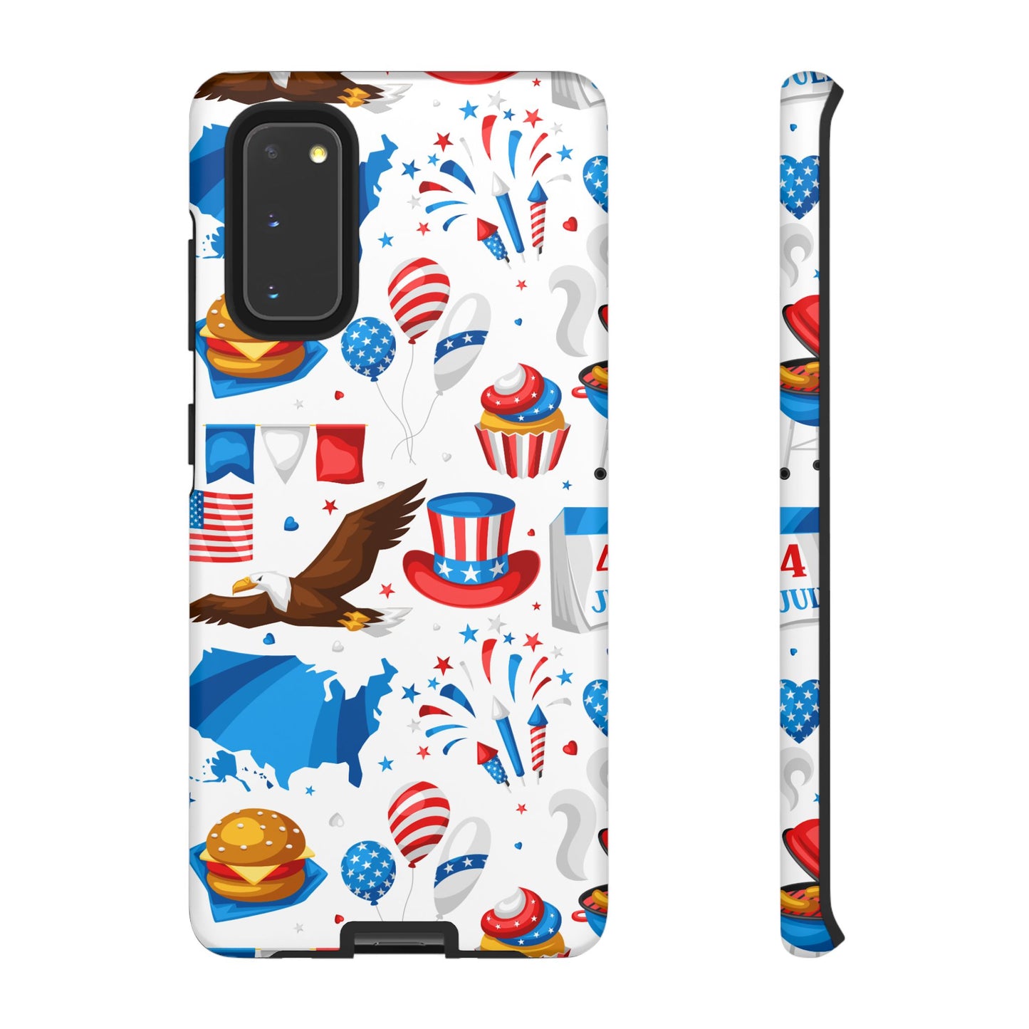 Patriotic  4th of July, Memorial Day, Independence Day Tough Phone Case for Samsung