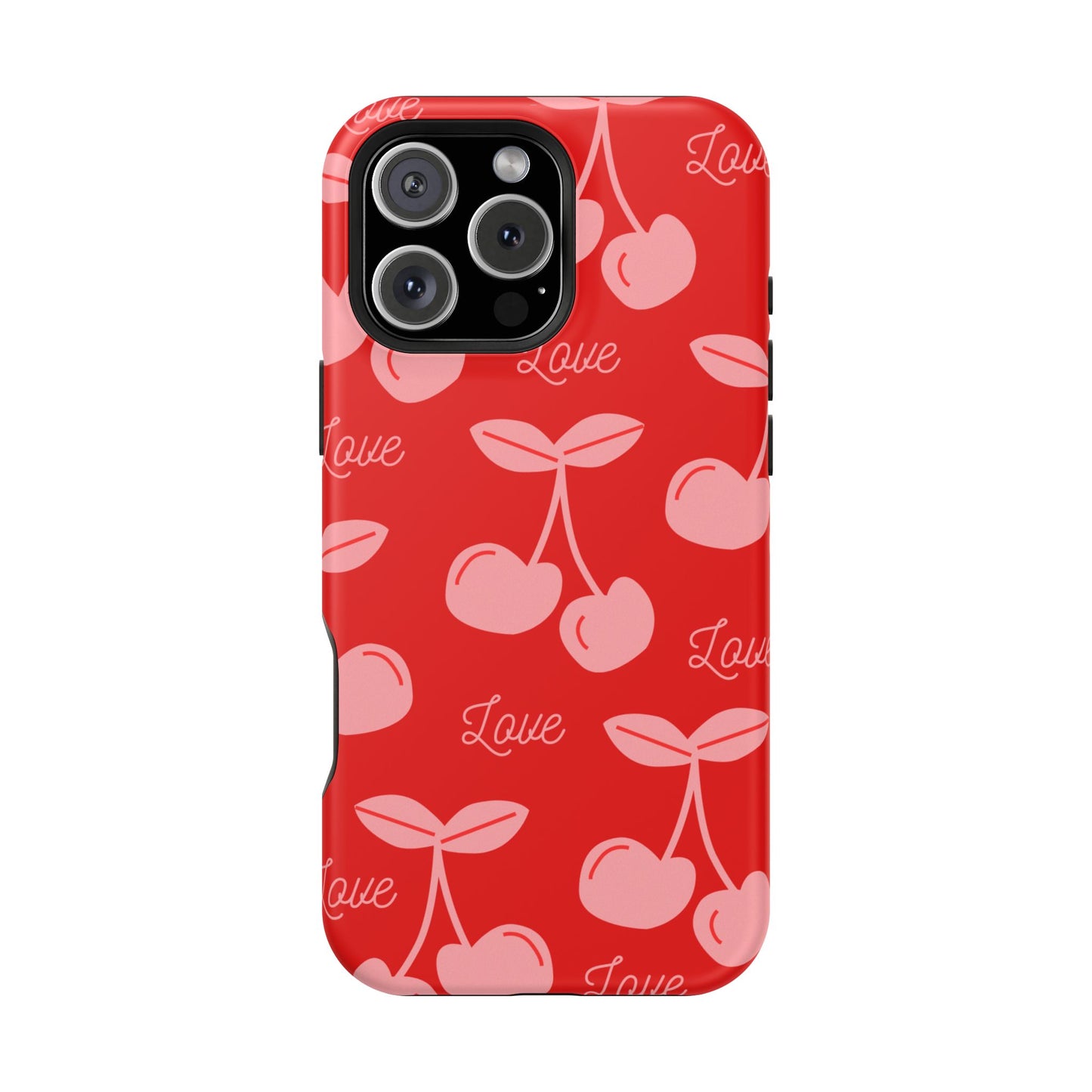 Cherry Love MAGNETIC Tough Cases, Cute Protection, Gift for Her, Valentine's Day