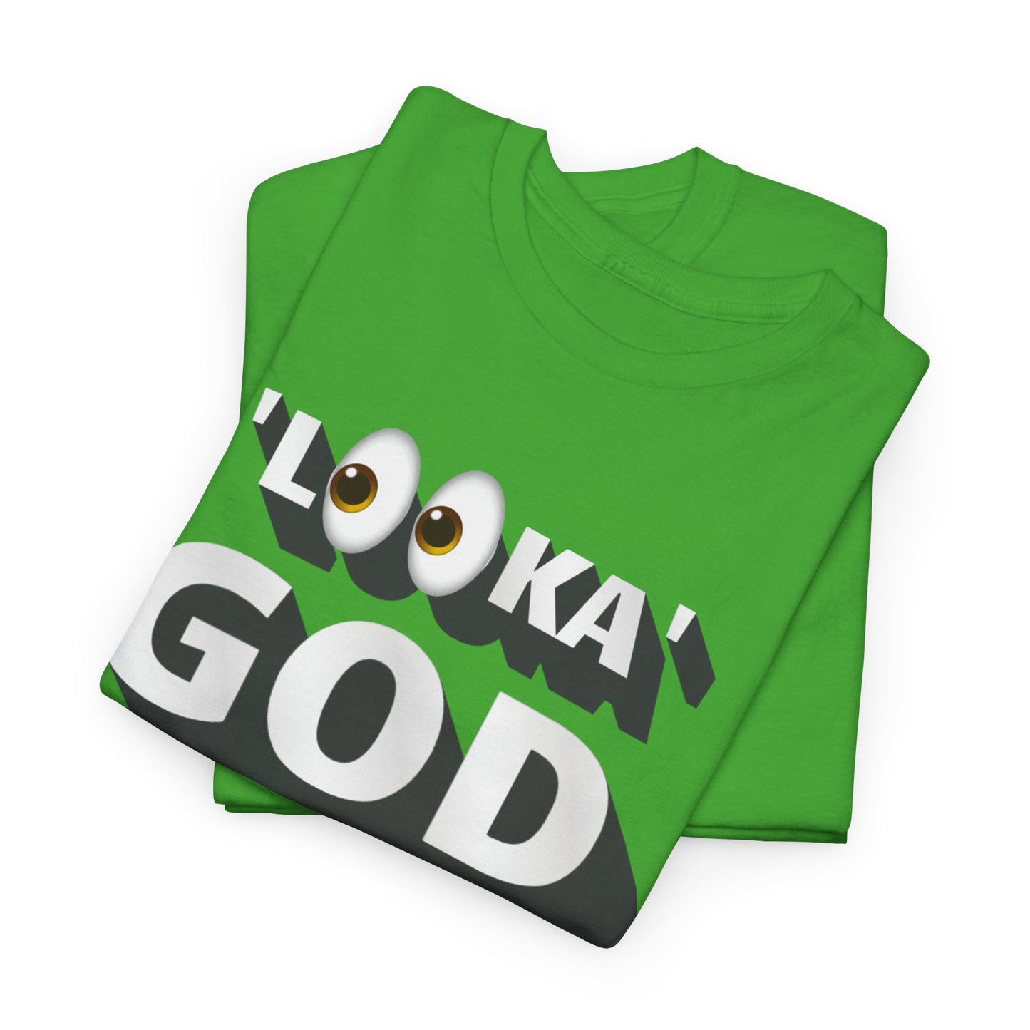 "Looka God" Unisex Cotton Tee - Stylish Faith Statement