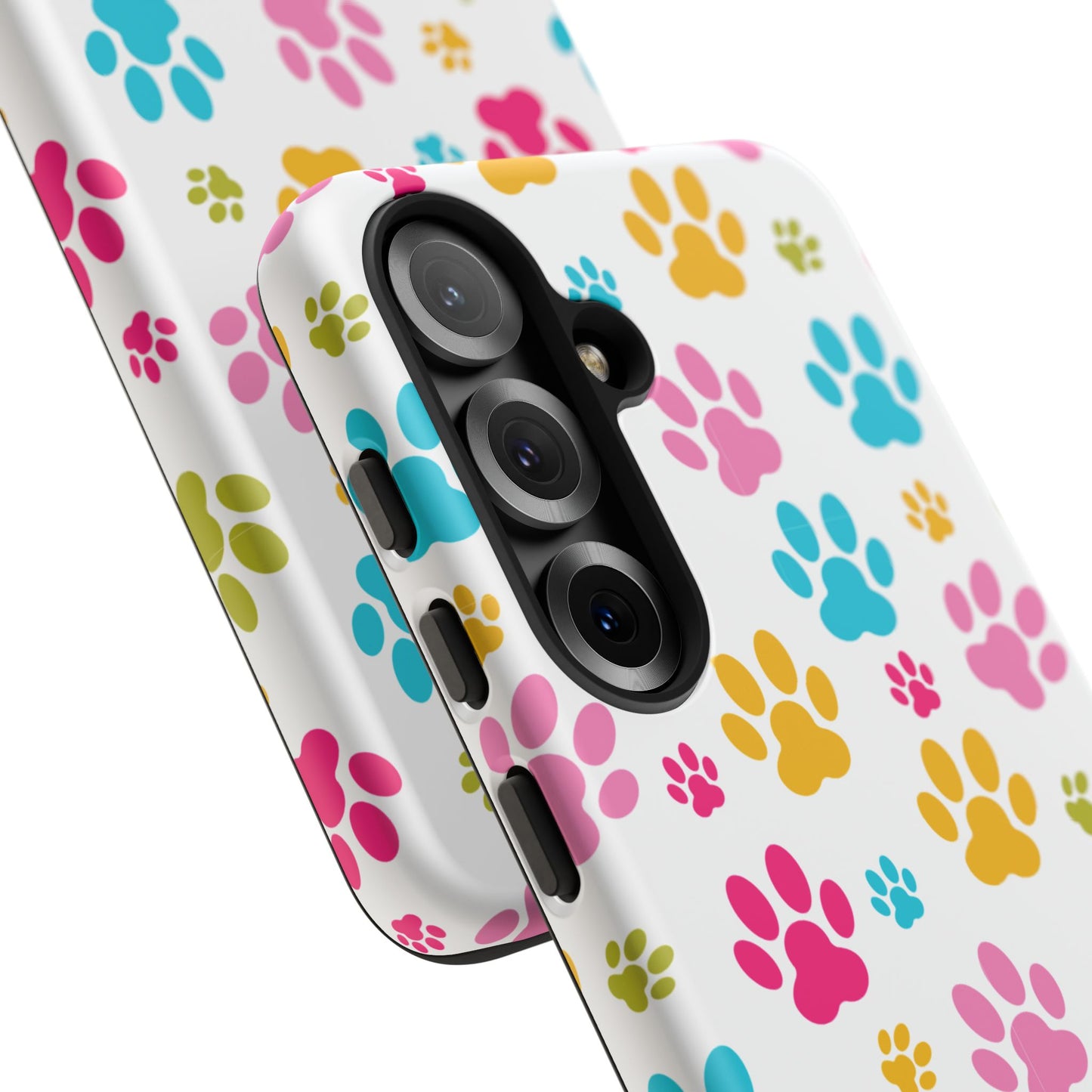 Colorful Pet Paw Print Phone Case for Dog Loves for Samsung