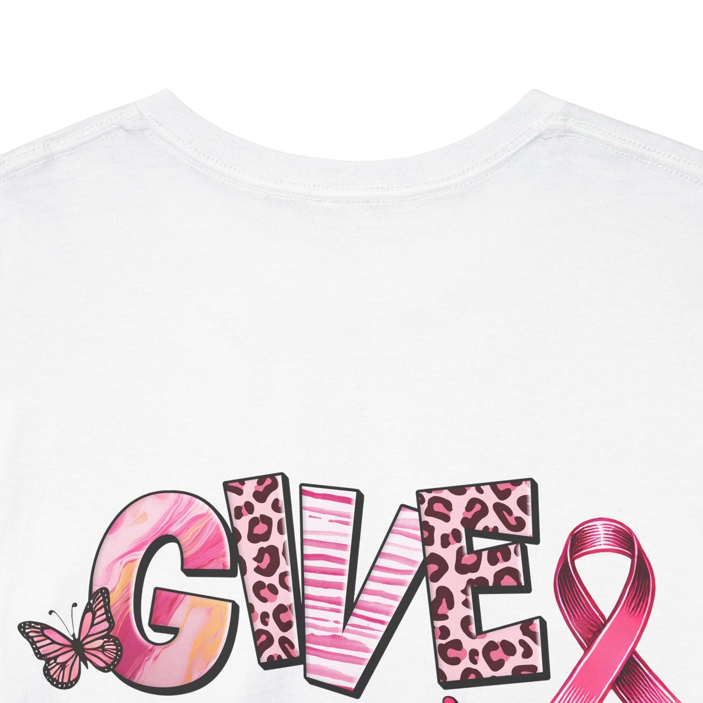 Breast Cancer Awareness Tee - "Give Cancer the Boot" Unisex Cotton Shirt