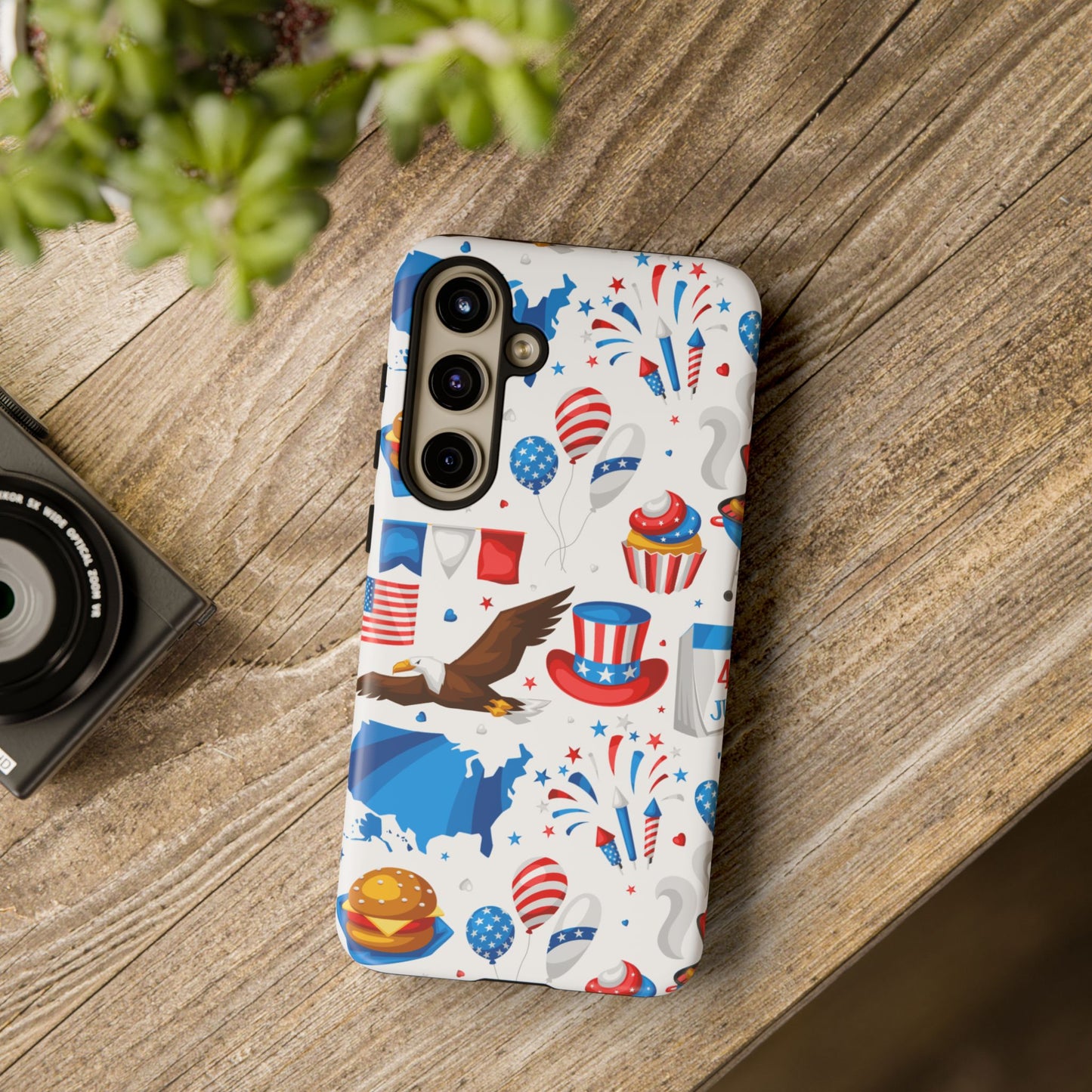 Patriotic  4th of July, Memorial Day, Independence Day Tough Phone Case for Samsung
