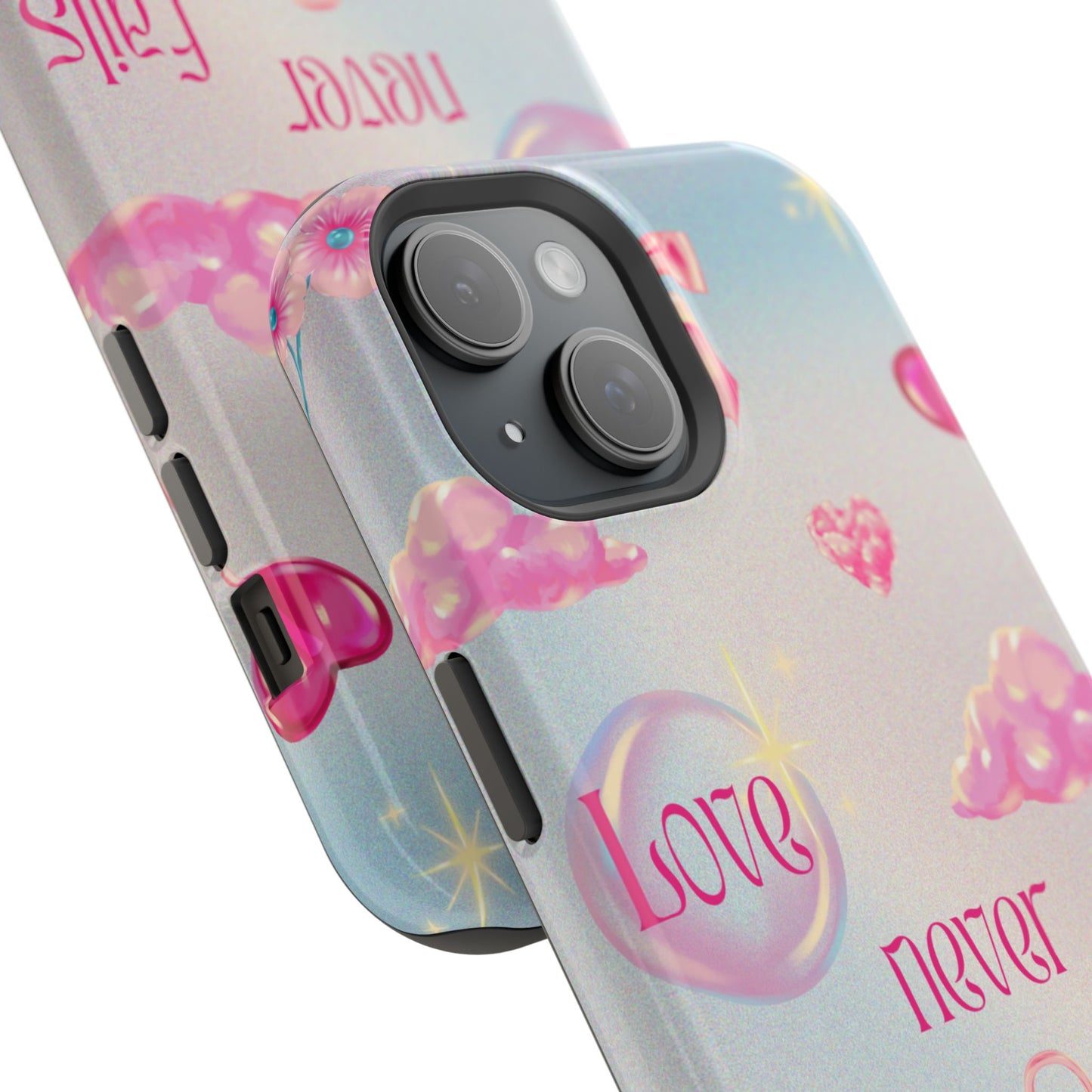 Love Never Fails Bible Verse Tough MAGNETIC Phone Case